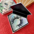 Diamond Eyelash Mink Diamond Custom Eyelash Packaging Wholesale False Eyelash Packaging Box 3D Mink Lashes