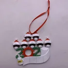 Black Family 2020 Personalized Survived Christmas Decorations Black Family Ornament Christmas Tree Ornaments In Bulk