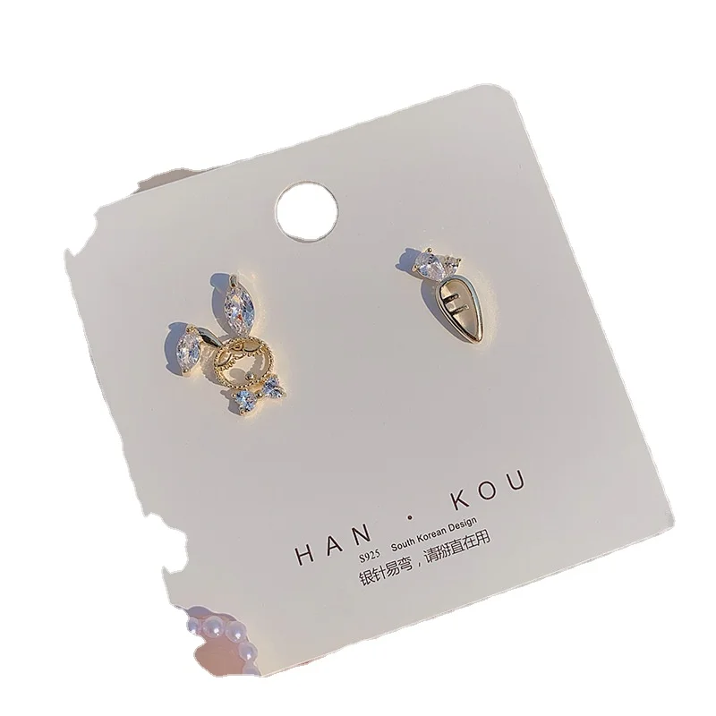 Wholesale 925 Sterling Silver Rabbit And Carrot 18K Gold DiamondJewelry Studs Earrings For Women
Wholesale 925 Sterling Silver Rabbit And Carrot 18K Gold DiamondJewelry Studs Earrings For Women