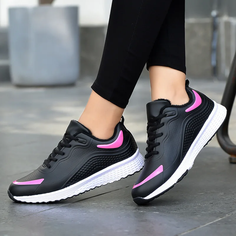 Female shoes sneakers women casual shoes PU leather fashion lace up ladies shoes woman sneaker, Shown
Female shoes sneakers women casual shoes PU leather fashion lace up ladies shoes woman sneaker, Shown