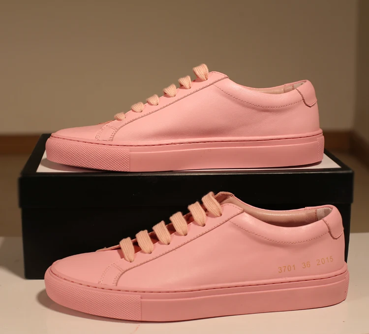Chinese celebrity female leather white shoes flat casual shoes lace-up silver pink female sneakers Korean version, Picture color
Chinese celebrity female leather white shoes flat casual shoes lace-up silver pink female sneakers Korean version, Picture color