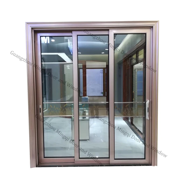 Exterior Aluminum Sliding Door With Stainless Steel Mosquito Net Buy Aluminum Sliding Door Exterior Exterior Aluminum Sliding Door Exterior Aluminum