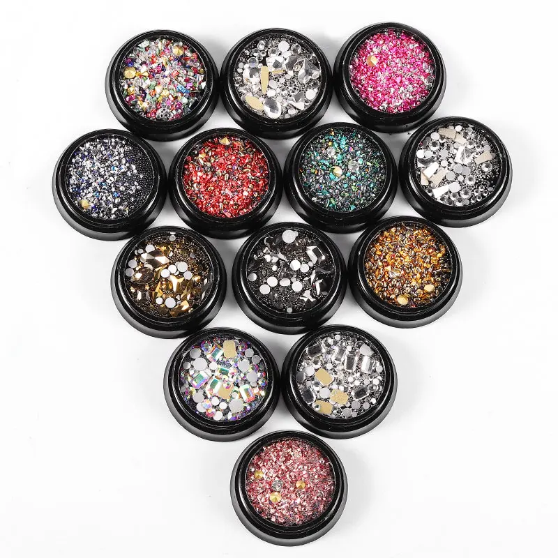 1 Box Mixed Size Irregular Nail Rhinestones 3D Chameleon Stones Gravel Glass Crystal Micro Beads Nail Art Decorations
1 Box Mixed Size Irregular Nail Rhinestones 3D Chameleon Stones Gravel Glass Crystal Micro Beads Nail Art Decorations