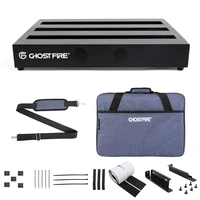 

Ghost Fire Aluminum Guitar Effect Pedalboard with Carry Bag V-Little bro OEM Pedal board