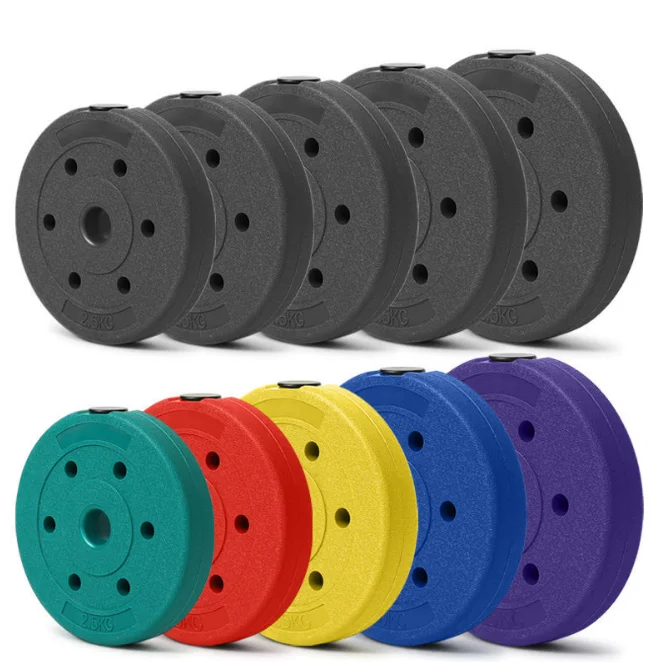 Solid Weight Eco-friendly Top Life Fitness Gym Equipment Rubber Coating Weight Barbell Plates For Men, Black/blue
Solid Weight Eco-friendly Top Life Fitness Gym Equipment Rubber Coating Weight Barbell Plates For Men, Black/blue