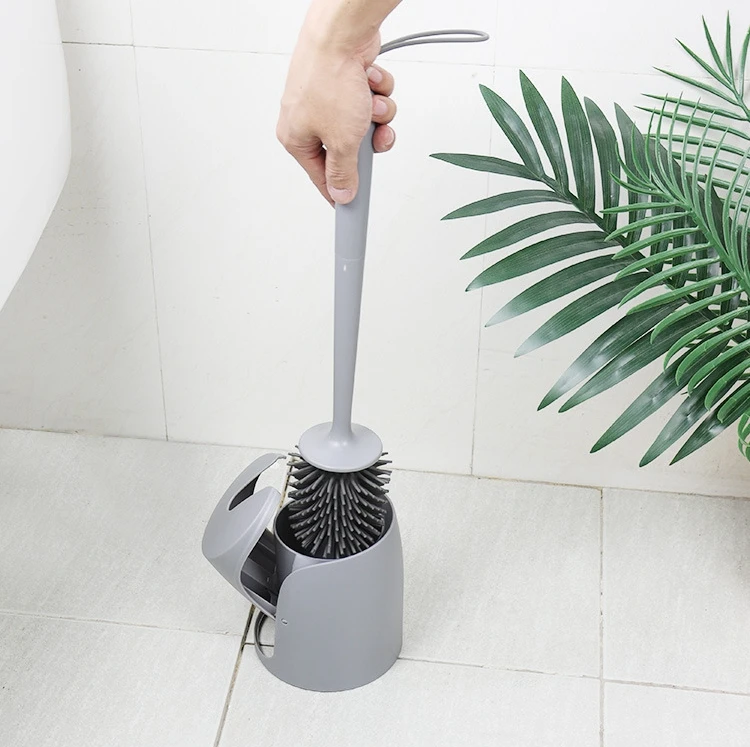BBA176 Economic Long Handle Silicone Hotel Clean Toilet Brush Home Bathroom WC Toilet Cleaning Brush, Black,grey,white
BBA176 Economic Long Handle Silicone Hotel Clean Toilet Brush Home Bathroom WC Toilet Cleaning Brush, Black,grey,white
