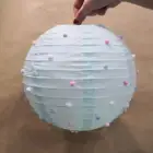 Paper Lantern Candle High Precision Quality Pompom Paper Lamp Decorative Lantern Candle Holder