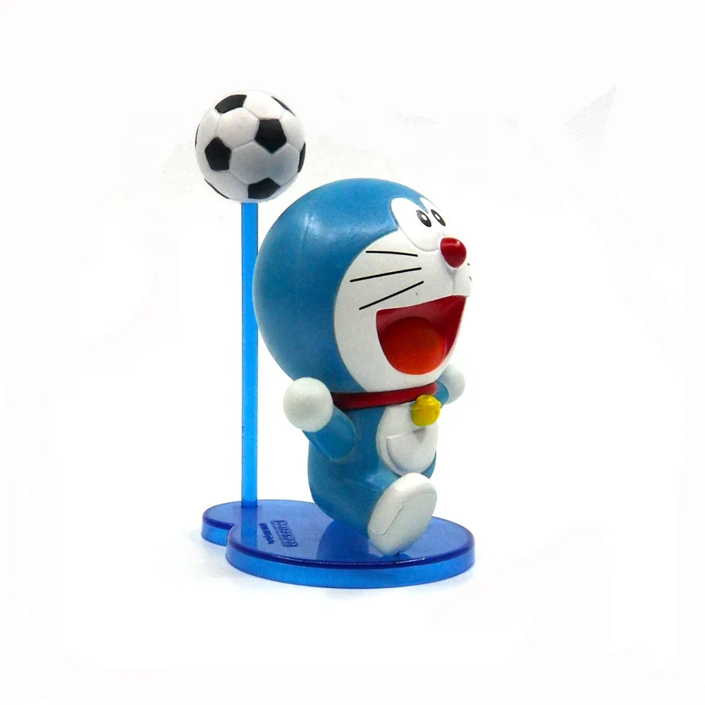 OEM/ODM PVC การ์ตูน 3D Doraemon ตุ๊กตาอะนิเมะตุ๊กตาพลาสติกรูปของเล่น