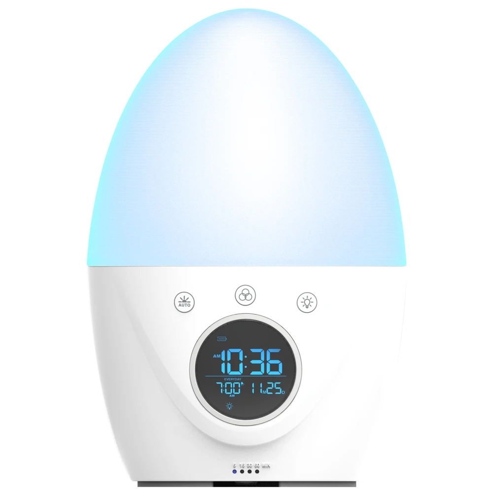 T2F Children's Sleep Trainer 7 Color Wake Up Light & Night Light Sleep Timer, Customized color
T2F Children's Sleep Trainer 7 Color Wake Up Light & Night Light Sleep Timer, Customized color