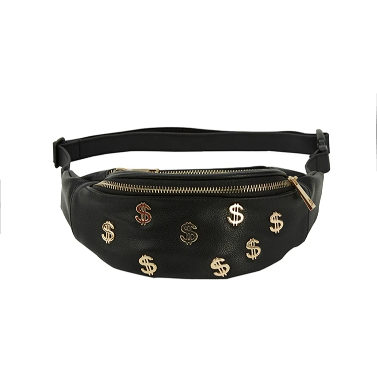 High Quality Fashion Style Ladies Black Fashion All-Match Bum Bag Dollar Sign Bum Bag
High Quality Fashion Style Ladies Black Fashion All-Match Bum Bag Dollar Sign Bum Bag