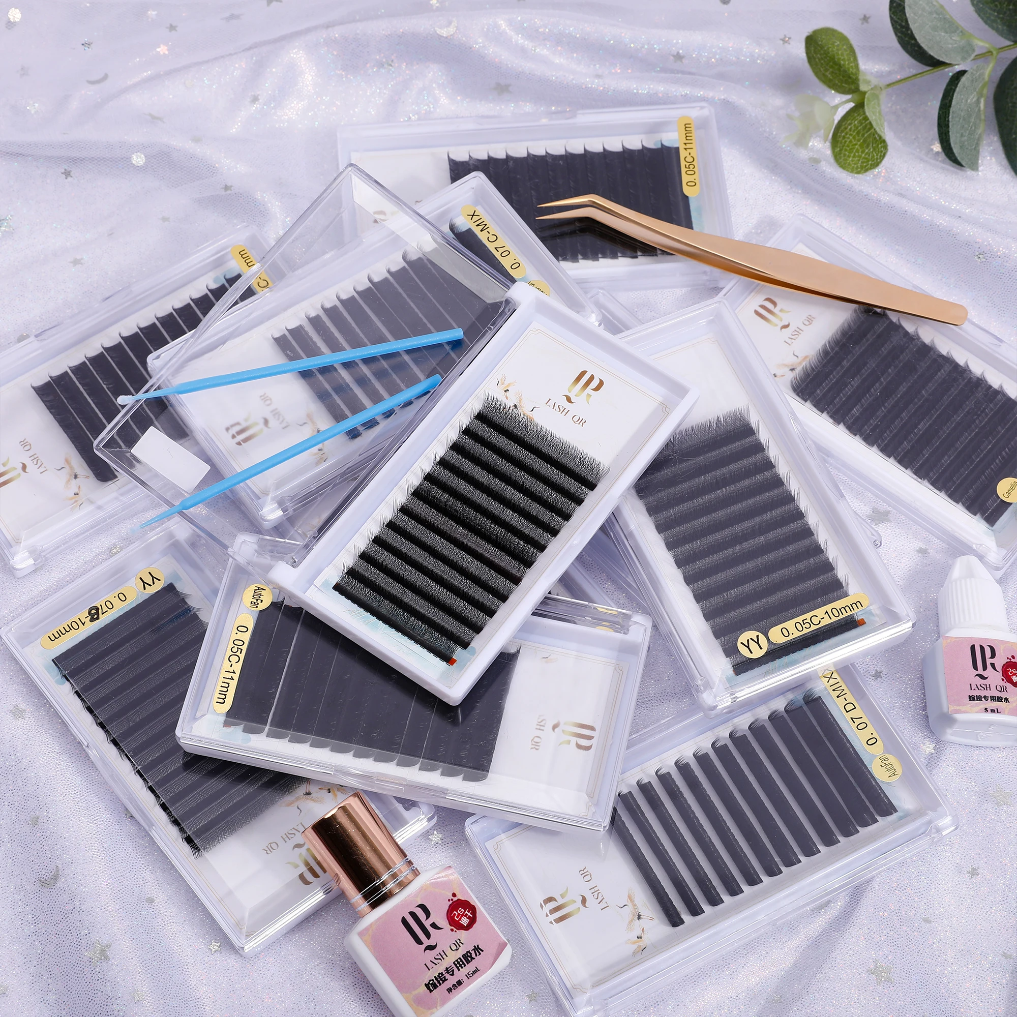 Own Brand High Quality Custom Length Natural Curl Premium Blooming Lash Easy Fan Eyelash Trays Mixed, Various colors
Own Brand High Quality Custom Length Natural Curl Premium Blooming Lash Easy Fan Eyelash Trays Mixed, Various colors