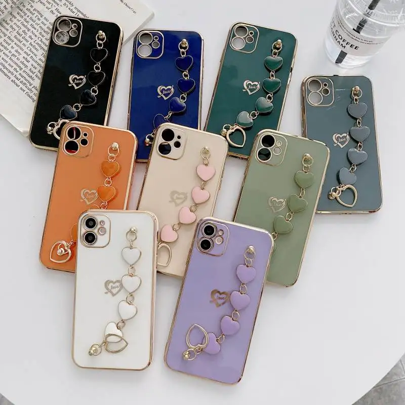 NEW High Quality 6D Electroplating Phone Case For iPhone 7 8Plus 11 12 Pro Max 13 XR Top Seller New Product With Wristband Cover
NEW High Quality 6D Electroplating Phone Case For iPhone 7 8Plus 11 12 Pro Max 13 XR Top Seller New Product With Wristband Cover