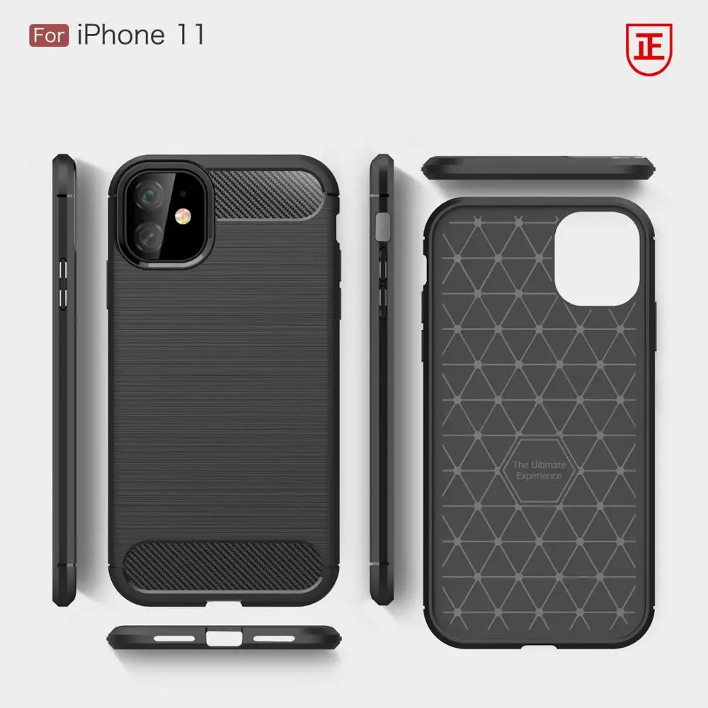 Soft TPU Carbon Fiber Back Cover Phone Case for IPhone 12 Pro max mini, Black or customised
Soft TPU Carbon Fiber Back Cover Phone Case for IPhone 12 Pro max mini, Black or customised