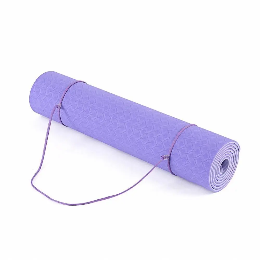 high quality custom oem logo blank portable travel pilates double layer yoga mat, Violet
high quality custom oem logo blank portable travel pilates double layer yoga mat, Violet