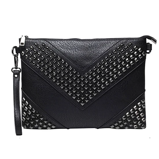 Fashion Leather Men Handbag NEW Retro Rivets Clutch Envelope Bag Beard Purse Luxury leather handbags for Men, Black
Fashion Leather Men Handbag NEW Retro Rivets Clutch Envelope Bag Beard Purse Luxury leather handbags for Men, Black