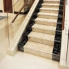 China modern indoor stone coffee brown marble stairs price