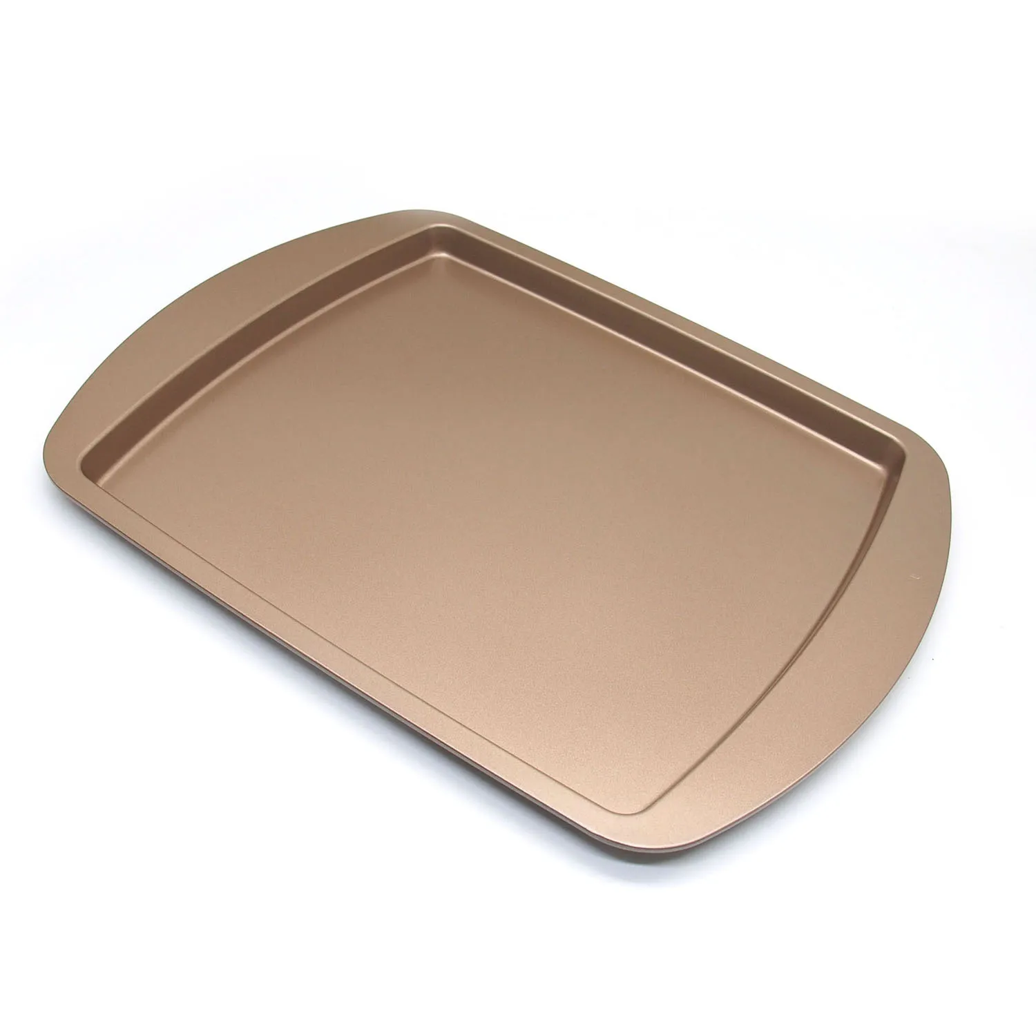 High quality gold non stick carbon steel customize rectangle cake mould baking trays cookie pans sheet
High quality gold non stick carbon steel customize rectangle cake mould baking trays cookie pans sheet