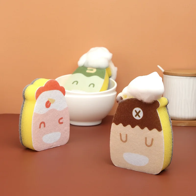 Cleaning sponge household kitchen brush pot washing dish sponge block to grease cute hip-hop magic brush
Cleaning sponge household kitchen brush pot washing dish sponge block to grease cute hip-hop magic brush