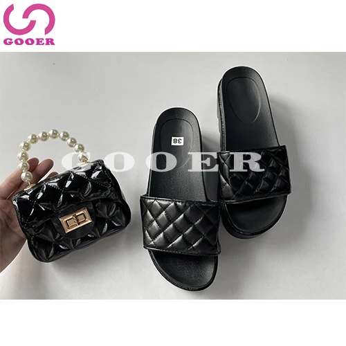 GOOER 2021Trend girls mini leather handbag and platform sandals set purse and shoe sets sandal and purse match sets for women, Picture
GOOER 2021Trend girls mini leather handbag and platform sandals set purse and shoe sets sandal and purse match sets for women, Picture