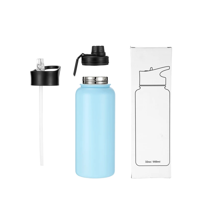 In stock wide mouth 32oz double wall keep drinks cold for 24 hours insulated water bottles, White/pink/blue
In stock wide mouth 32oz double wall keep drinks cold for 24 hours insulated water bottles, White/pink/blue