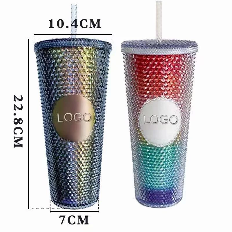 2021 New Arrival 710ML Durian Grid Cup Creatvie Bling Bling Double Wall Matte Acrylic Plastic Bulk Studded Tumbler, Can be customized
2021 New Arrival 710ML Durian Grid Cup Creatvie Bling Bling Double Wall Matte Acrylic Plastic Bulk Studded Tumbler, Can be customized