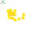 Fashion wholesale plastic jewelry yellow Plastic beads cheap artificial acrylic pearls