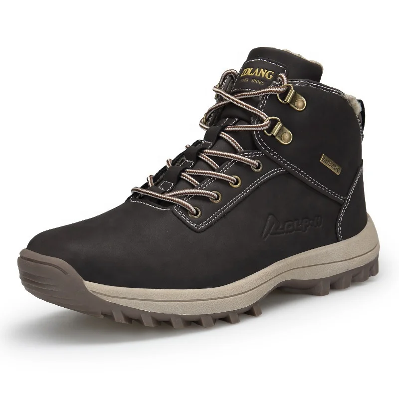 Men's waterproof non-slip mid ankle snow boots with plush furry fleece lined furry lining hiking shoes for outdoor shoes
Men's waterproof non-slip mid ankle snow boots with plush furry fleece lined furry lining hiking shoes for outdoor shoes