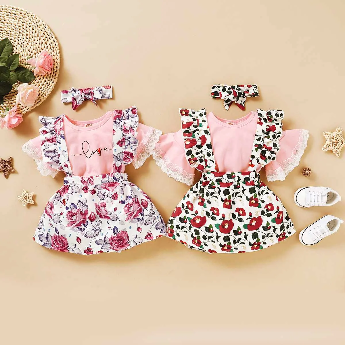Summer New Design Girl Clothes Floral Printed 2pcs Outfits Trendy Girl Clothing Sets
Summer New Design Girl Clothes Floral Printed 2pcs Outfits Trendy Girl Clothing Sets