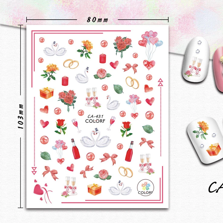 CA428-445 Hot Selling Fashion Art Nail Sticker Wholesale Diy Nail Art Decoration Sticker
CA428-445 Hot Selling Fashion Art Nail Sticker Wholesale Diy Nail Art Decoration Sticker
