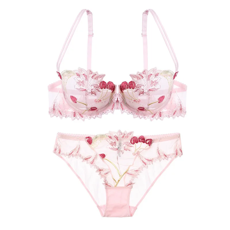 Lingerie Pink Sujetador Transparente Panties And Bra Set Underwear Set Women Japanese Fashion Conjunto, Customized
Lingerie Pink Sujetador Transparente Panties And Bra Set Underwear Set Women Japanese Fashion Conjunto, Customized