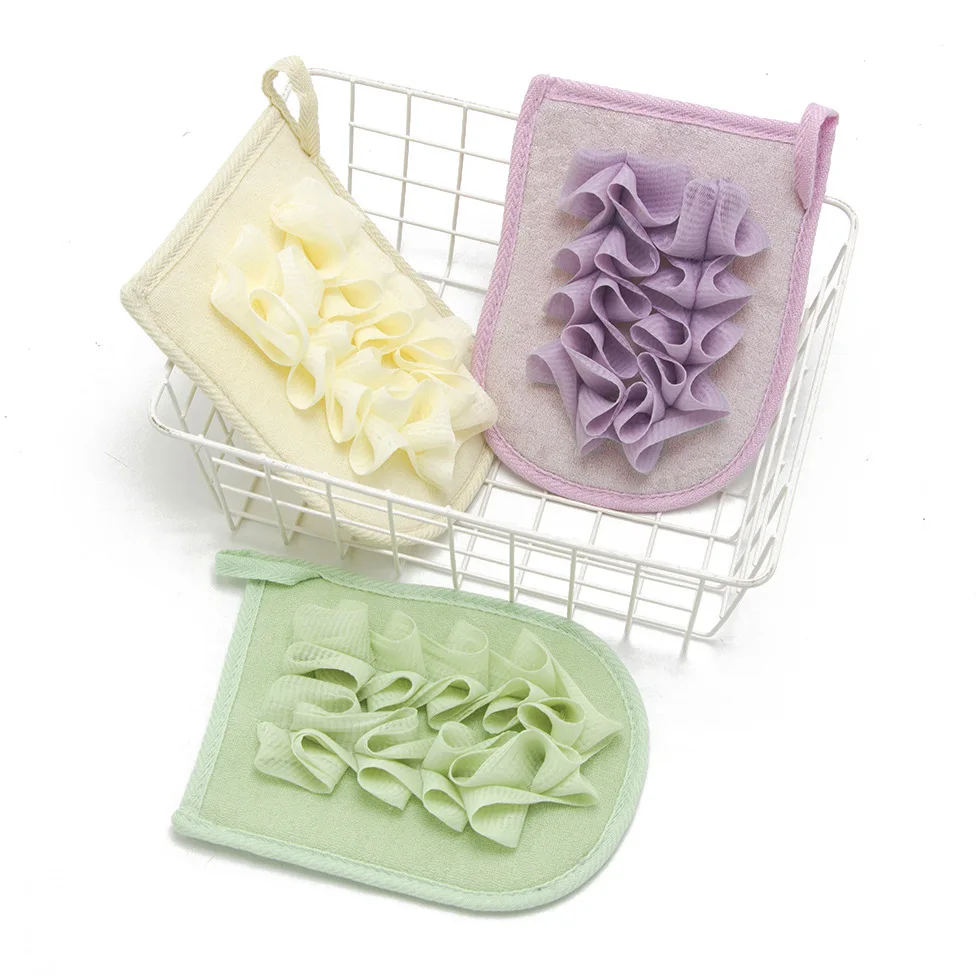 Portable Bath Gloves Double Sides Exfloating Bath Gloves Soft Dead Skin Scrubbing Gloves For Bath, Customized color
Portable Bath Gloves Double Sides Exfloating Bath Gloves Soft Dead Skin Scrubbing Gloves For Bath, Customized color