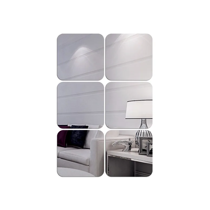Square Shape Crave angle 6 Pieces Per Set Bathroom Washroom Decoration 3D Removable Self Adhesive PS Panel Mirror Wall Sticker
Square Shape Crave angle 6 Pieces Per Set Bathroom Washroom Decoration 3D Removable Self Adhesive PS Panel Mirror Wall Sticker