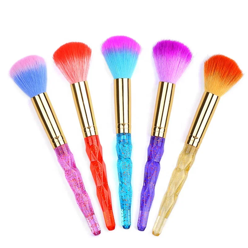 Nail Art Brushes Soft Dust Cleaning Glitter Powder Removal Acrylic 5 Colors Makeup clean Manicure Pedicure Tools, Pink/red/yellow/blue/purple
Nail Art Brushes Soft Dust Cleaning Glitter Powder Removal Acrylic 5 Colors Makeup clean Manicure Pedicure Tools, Pink/red/yellow/blue/purple