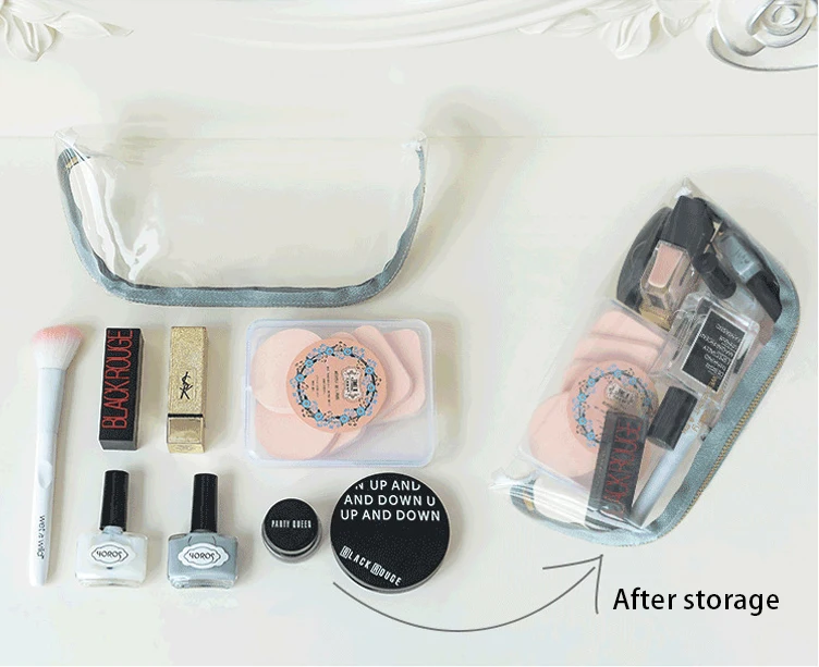 Fashion Wash Bags Travel Makeup Cosmetic Bag Wholesale  Logo Waterproof Transparent Wash bag 
Fashion Wash Bags Travel Makeup Cosmetic Bag Wholesale  Logo Waterproof Transparent Wash bag