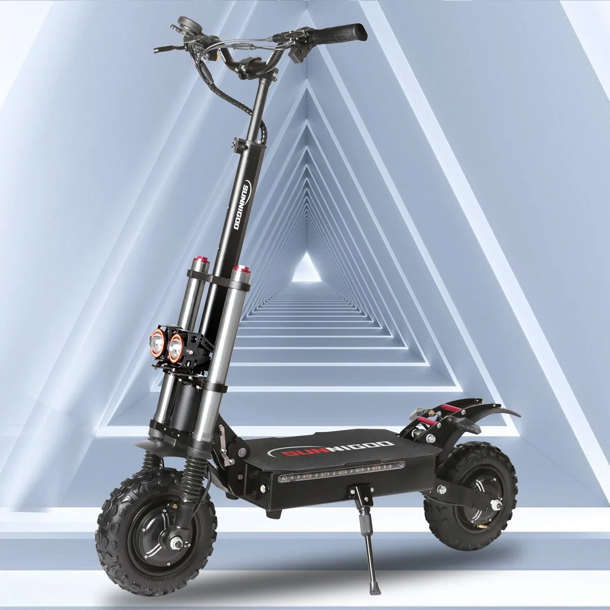 OEM Max 100km 5600W Powerful Electrical Scooter Dual Motor 2400w 5600w Foldable 11Inch Fat Air Tire 48V/60V 30/38Ah NFC Scooters