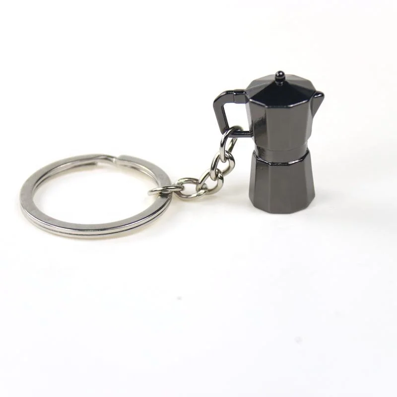 Hot Sale Customizable Logo Metal Mini Moka Pot Keychain Kitchen Car Design Men Key Chain For Gifts
Hot Sale Customizable Logo Metal Mini Moka Pot Keychain Kitchen Car Design Men Key Chain For Gifts