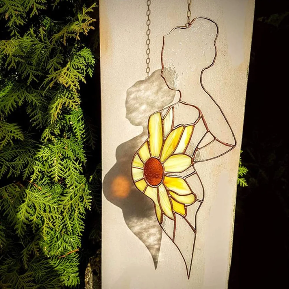 Dropshipping Mother Day Pregnant Stain Glass Sheets Window Wall Hangings Art Stained Suncatcher Window Pregnancy Gifts for Women
Dropshipping Mother Day Pregnant Stain Glass Sheets Window Wall Hangings Art Stained Suncatcher Window Pregnancy Gifts for Women