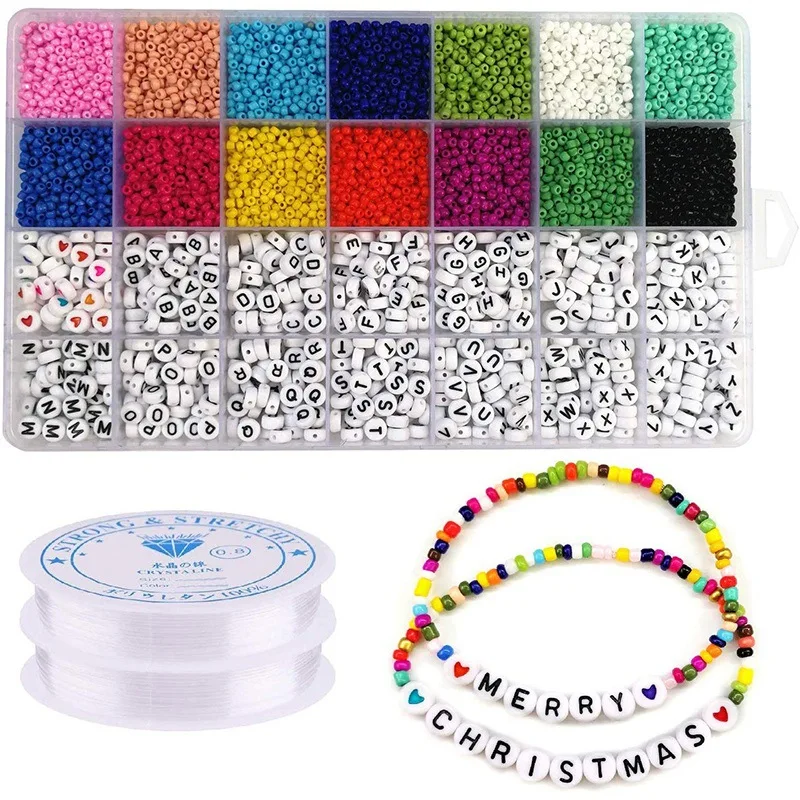Hot Sale 28 Grid 5000pcs Acrylic Alphabet Beads For Jewelry Making, Multi color
Hot Sale 28 Grid 5000pcs Acrylic Alphabet Beads For Jewelry Making, Multi color