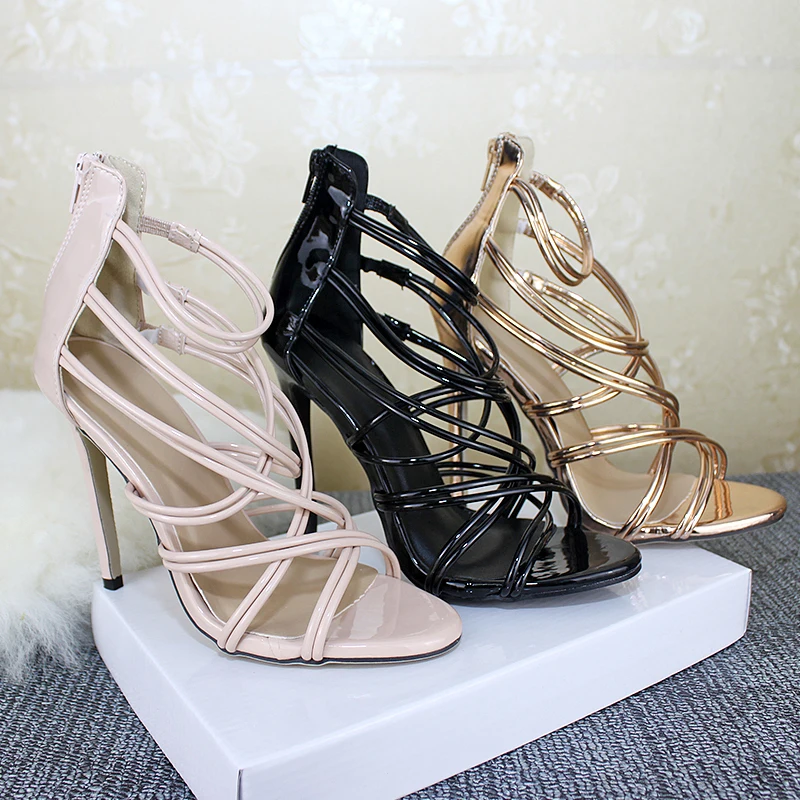 Latest design shoes hollow cross belt elegant and fashionable women's High Heels Sandals, Black,apricot, gold
Latest design shoes hollow cross belt elegant and fashionable women's High Heels Sandals, Black,apricot, gold