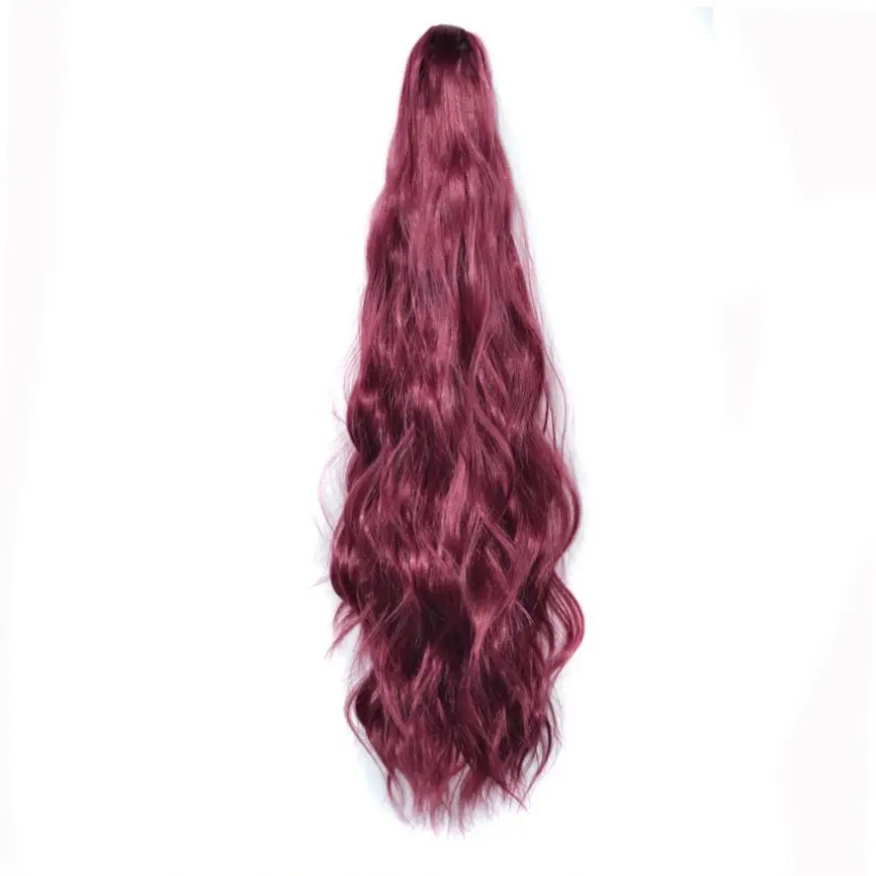 MYZYR 24inch Long Gray Blonde Wavy Clip on Hairpiece Extensions P ony Tail High Temperature Fiber Synthetic Hair Claw P onytails, Pink,black
MYZYR 24inch Long Gray Blonde Wavy Clip on Hairpiece Extensions P ony Tail High Temperature Fiber Synthetic Hair Claw P onytails, Pink,black