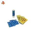Good printing customise plastic shrink label design for lip balm packing