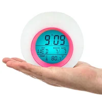 new design quality led colorful change alarm clock for kids children Creative round fancy luminous desk calendar natural sound
new design quality led colorful change alarm clock for kids children Creative round fancy luminous desk calendar natural sound