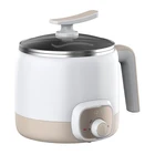 Cheap 1.2L multifunction stainless steel electric cooking pot set with steamer