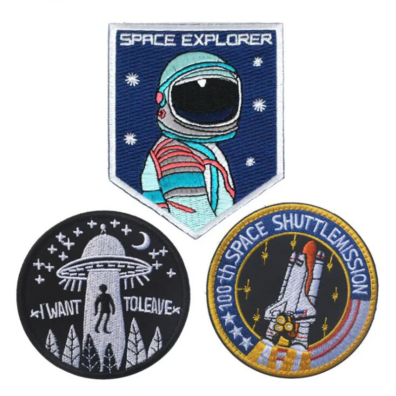 Space Adventure 3D Embroidered Armband Space Shuttle Astronaut Logo Badge Clothing Backpack Outdoor Sports Personality Patch, Custom
Space Adventure 3D Embroidered Armband Space Shuttle Astronaut Logo Badge Clothing Backpack Outdoor Sports Personality Patch, Custom