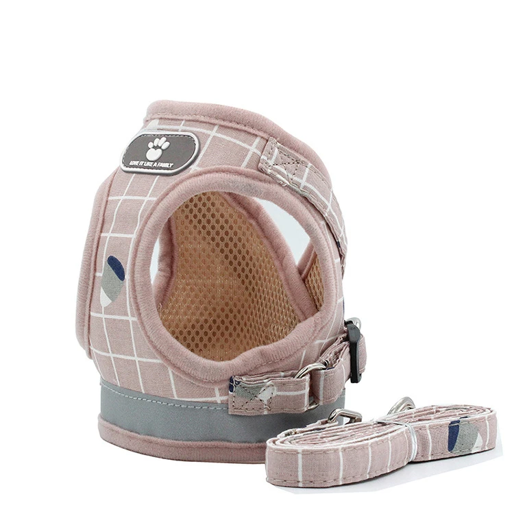 Comfortable new design best selling soft dog pet harness dog harness vest pet, Gray/khaki/pink
Comfortable new design best selling soft dog pet harness dog harness vest pet, Gray/khaki/pink