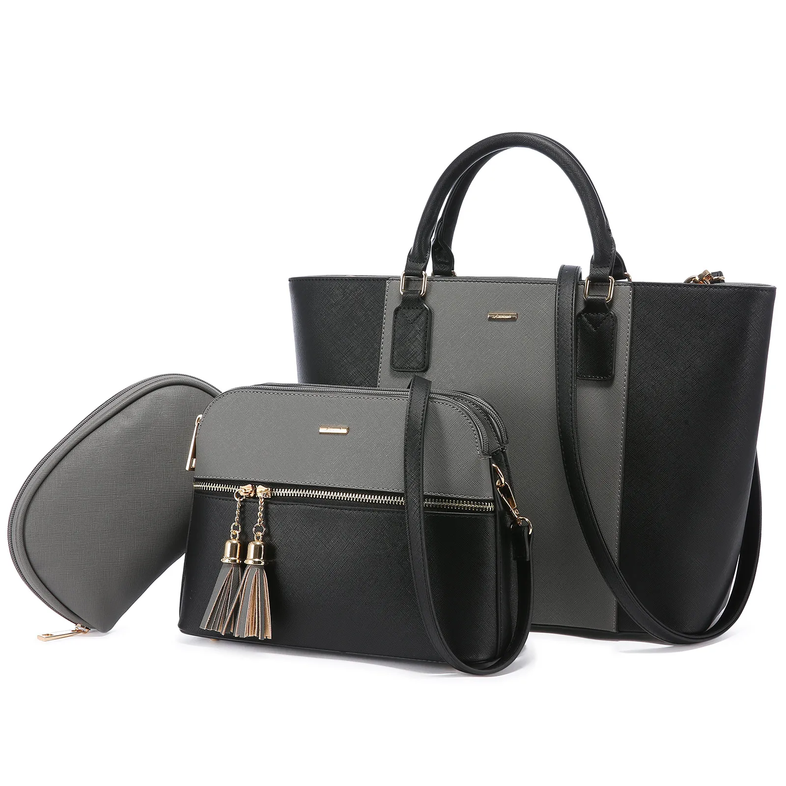 Lovevook 2021Factory Ready to Ship PU Leather Women's Handbag shopping Tote Bag Clutch purse Coin Pocket 3 Pcs Lady Handbag Set
Lovevook 2021Factory Ready to Ship PU Leather Women's Handbag shopping Tote Bag Clutch purse Coin Pocket 3 Pcs Lady Handbag Set
