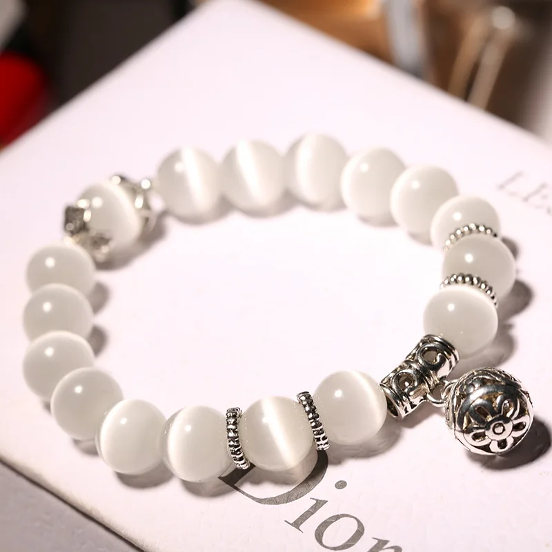 Natural Crystal Opal Beaded Bracelet Stone Bead Bracelet Retro Women's Jewelry Wholesale, Multi
Natural Crystal Opal Beaded Bracelet Stone Bead Bracelet Retro Women's Jewelry Wholesale, Multi