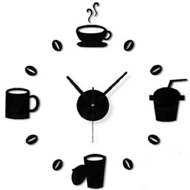 Morden Coffee Drink Tea Cup Mirror Wall Clock diy Decorative Cut Sticker, Black,silver, glold, red,other colors available
Morden Coffee Drink Tea Cup Mirror Wall Clock diy Decorative Cut Sticker, Black,silver, glold, red,other colors available
