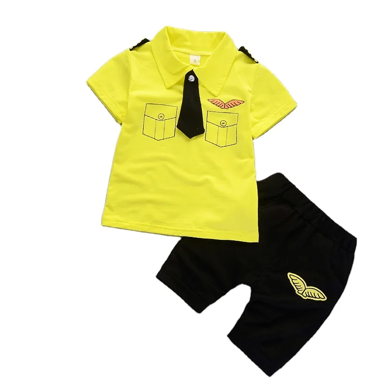 Boy Children Handsome Summer New Polo Shirts Korean Style Lapel Tie Shirts Creative Casual Breathable T-shirts Sets
Boy Children Handsome Summer New Polo Shirts Korean Style Lapel Tie Shirts Creative Casual Breathable T-shirts Sets