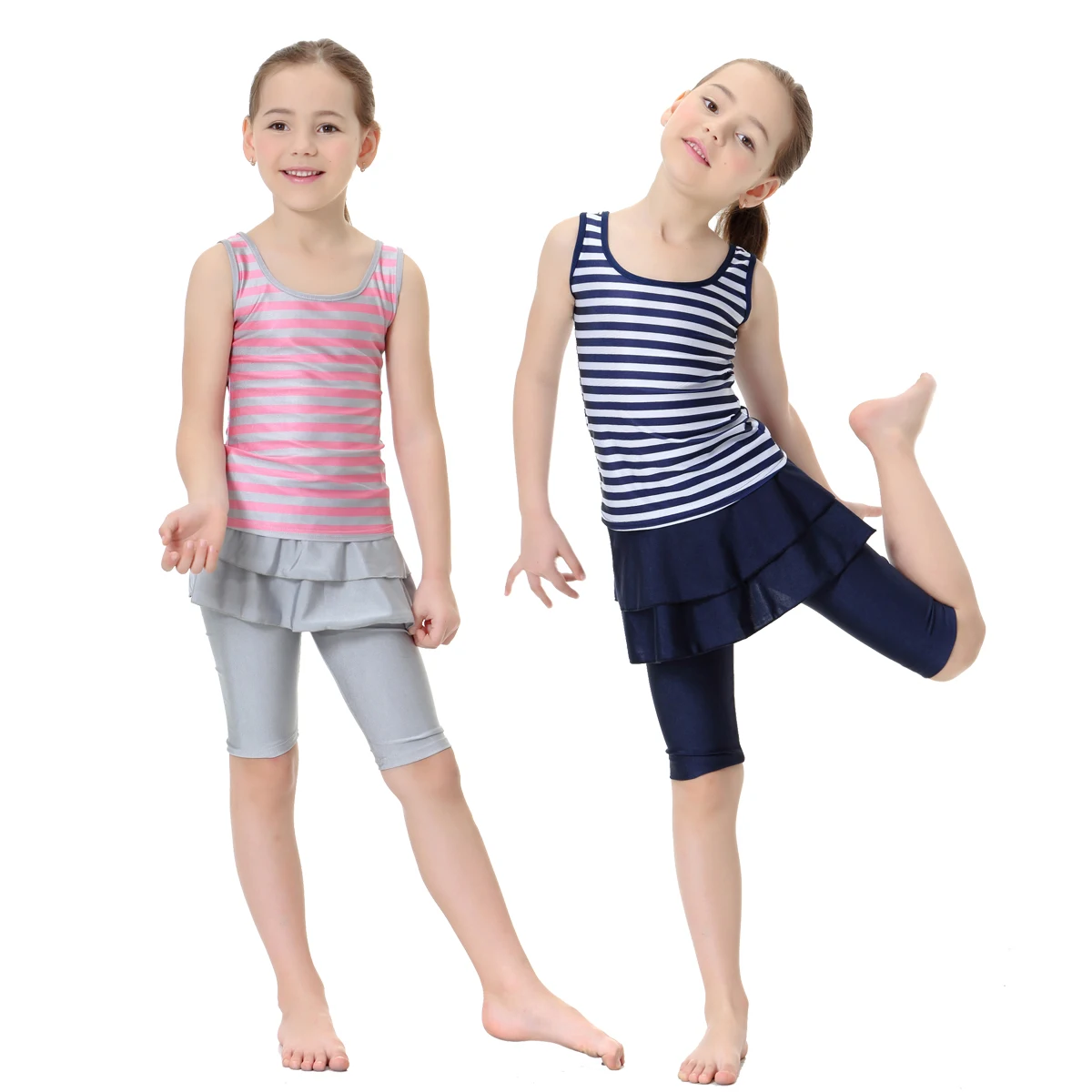 Muslim Girl's Highly Elastic Girls' waistcoat Trouser Skirt Sleeveless Split Conservative Culottes Swimsuit For Girls
Muslim Girl's Highly Elastic Girls' waistcoat Trouser Skirt Sleeveless Split Conservative Culottes Swimsuit For Girls